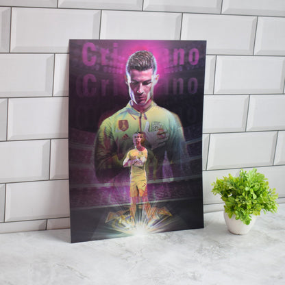 Cristiano Ronaldo Man United, Al Nassr & Juventus 3D Lenticular A3 Poster – design 2