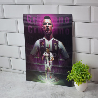 Cristiano Ronaldo Man United, Al Nassr & Juventus 3D Lenticular A3 Poster – design 3