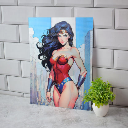 DC Supergirl & Wonder Woman 3D Lenticular A3 Poster – Wonder Woman