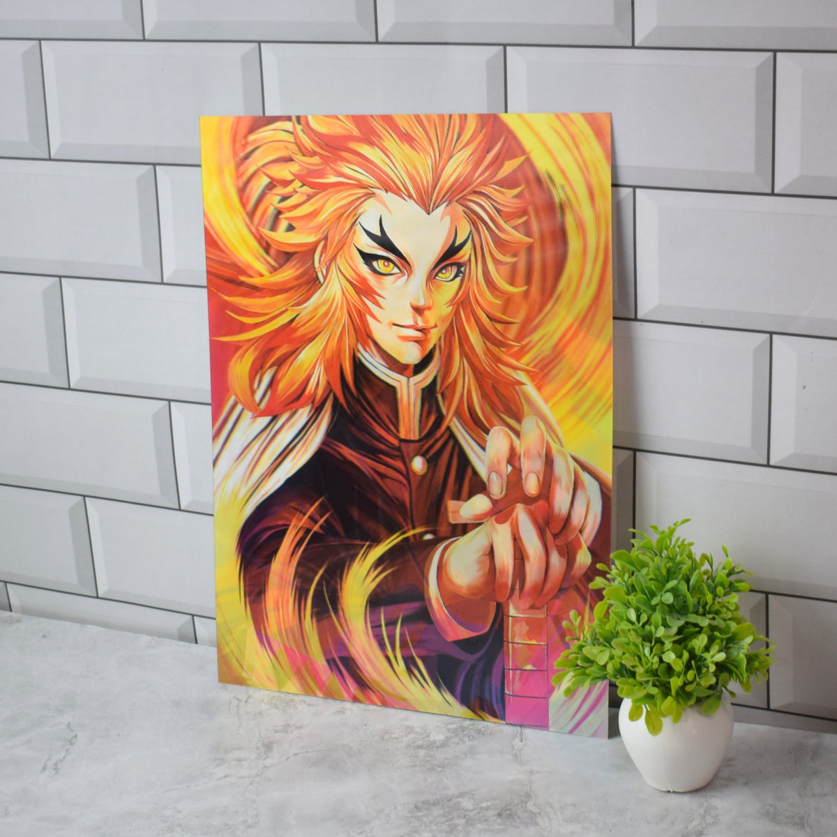 Demon Slayer Kanao, Giyu & Rengoku 3D Lenticular A3 Poster – Rengoku