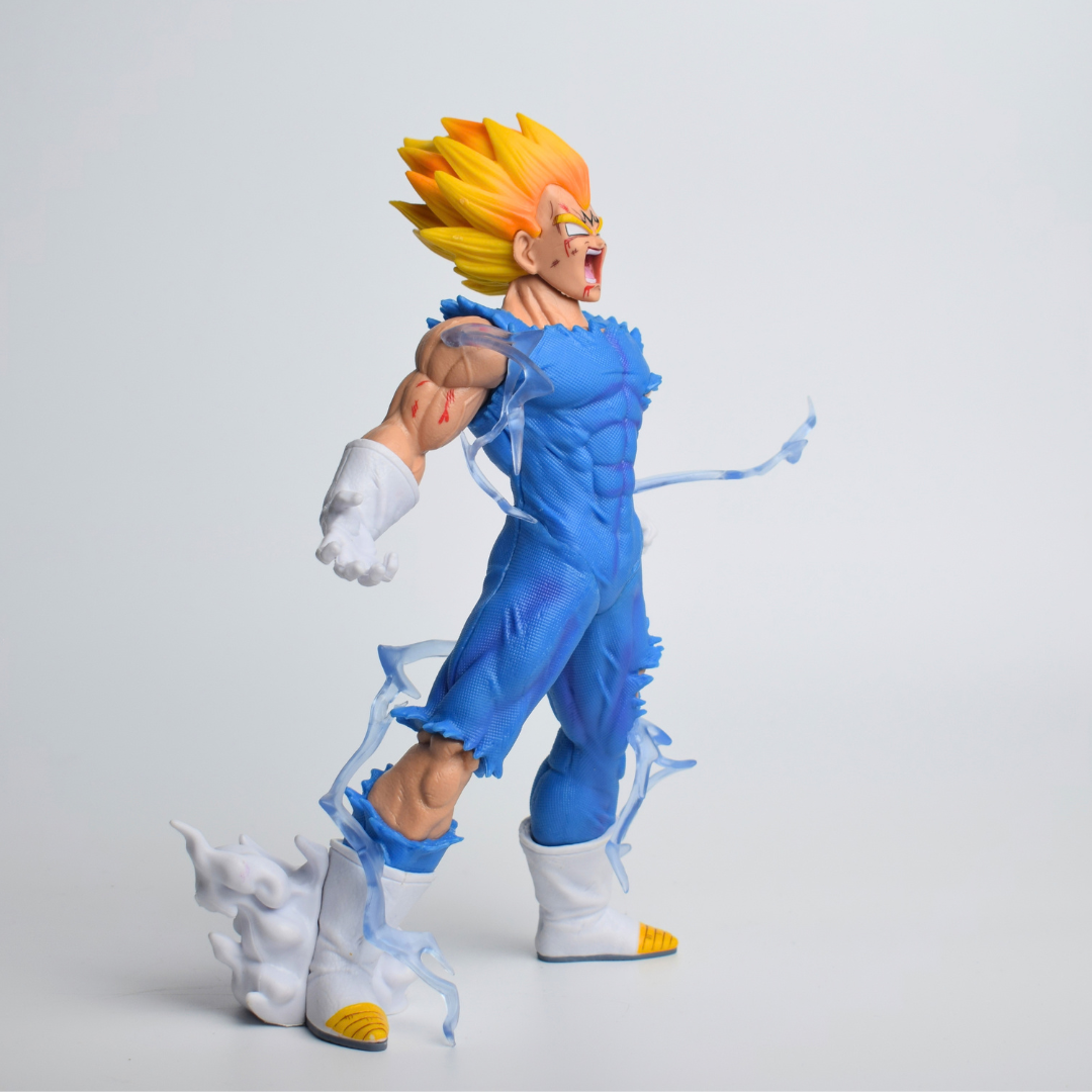 Demonize Vegeta IV Action Figure - side view with smoke effect at the feet