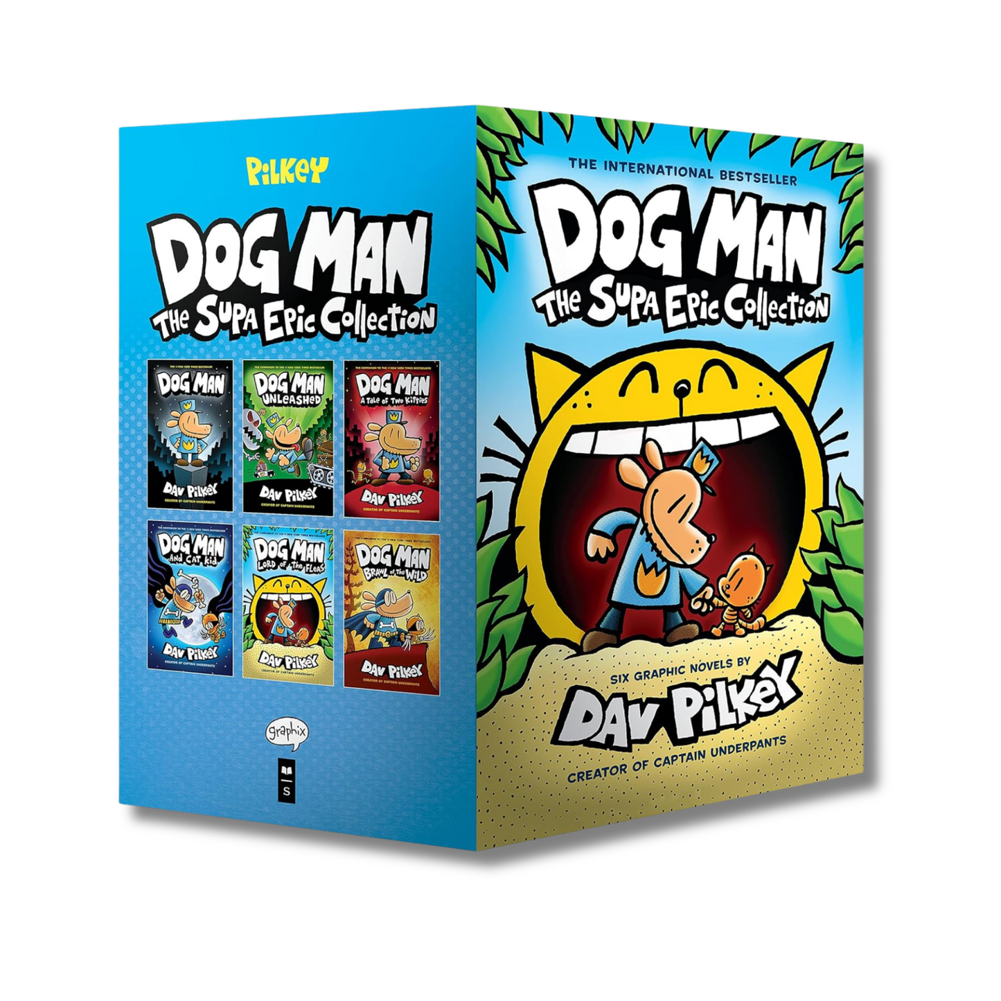 Dog Man 1-6 Boxset : The Supa Epic Collection by Dav Pilkey (Paperback)