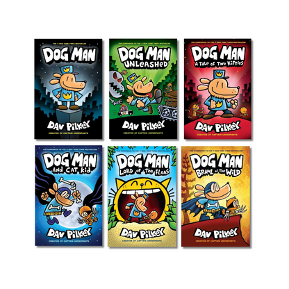 Dog Man 1-6 Boxset : The Supa Epic Collection by Dav Pilkey (Paperback)