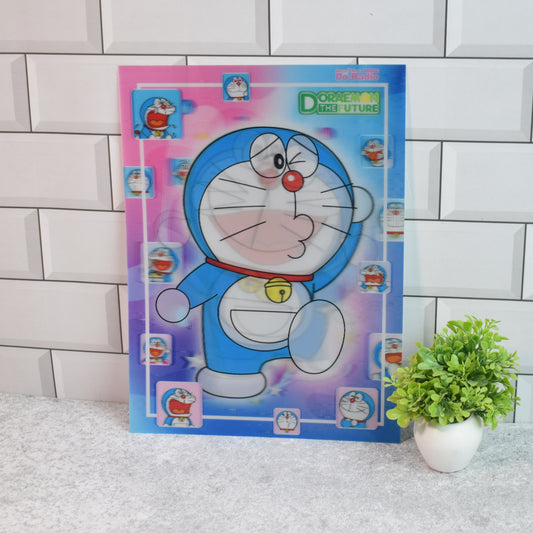 Doraemon Smile 3D Lenticular A3 Poster – design 1