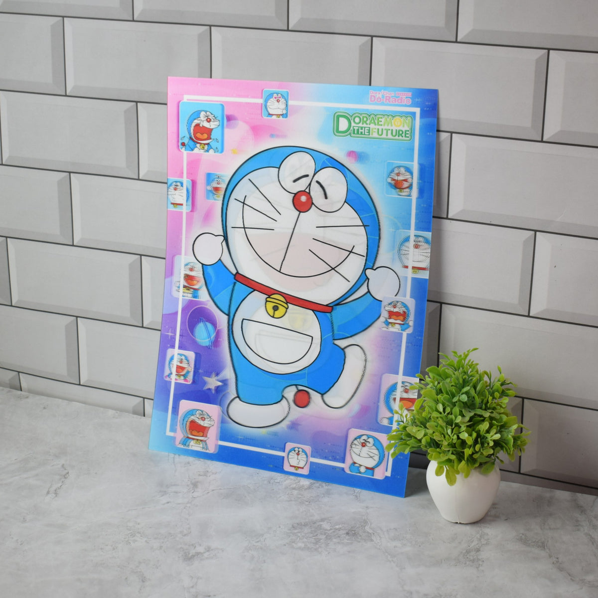 Doraemon Smile 3D Lenticular A3 Poster – design 2