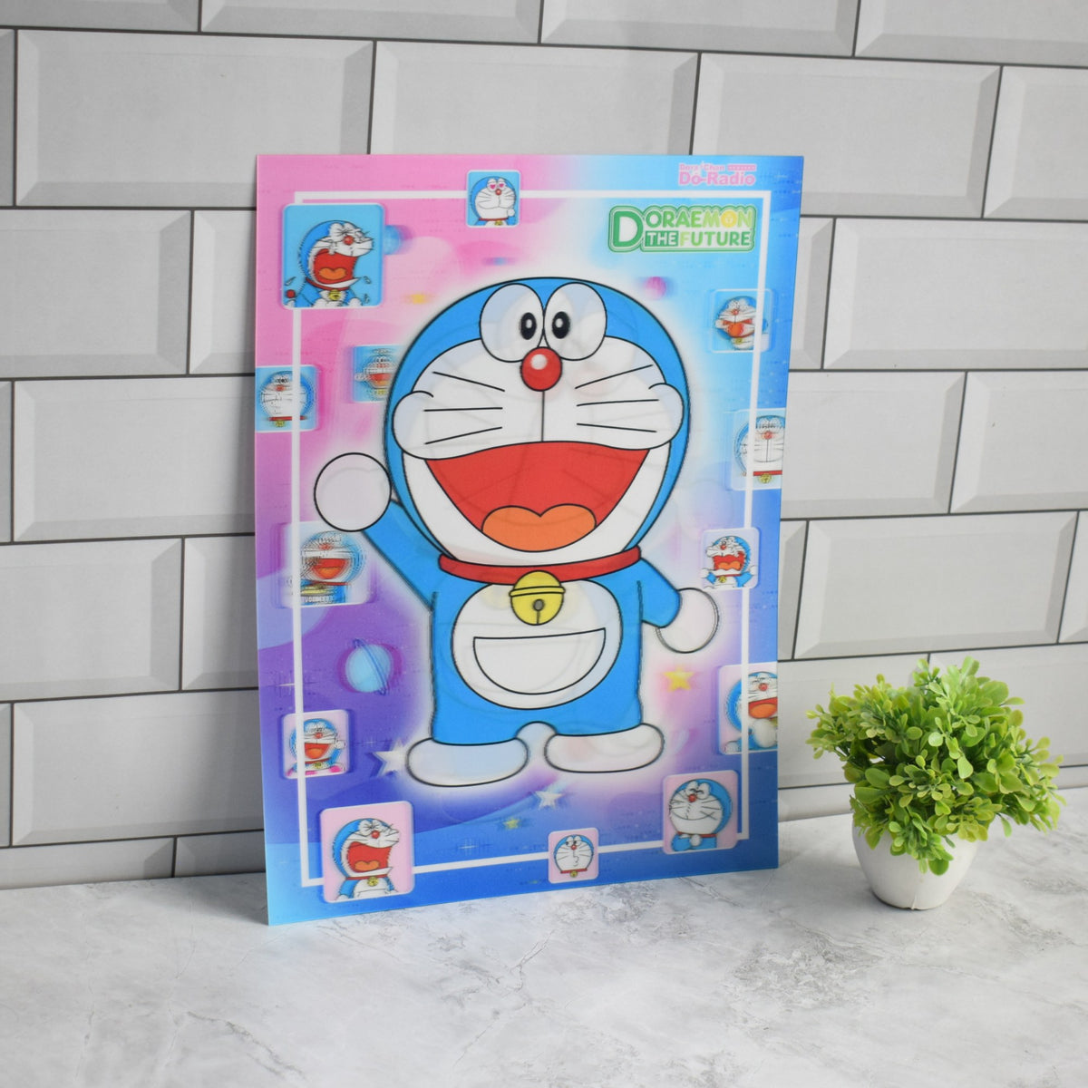 Doraemon Smile 3D Lenticular A3 Poster – design 3