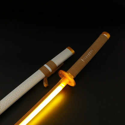 Zenitsu Agatsuma Nichirin Sword – 104 cm LED Katana | Demon Slayer Thunder Breathing