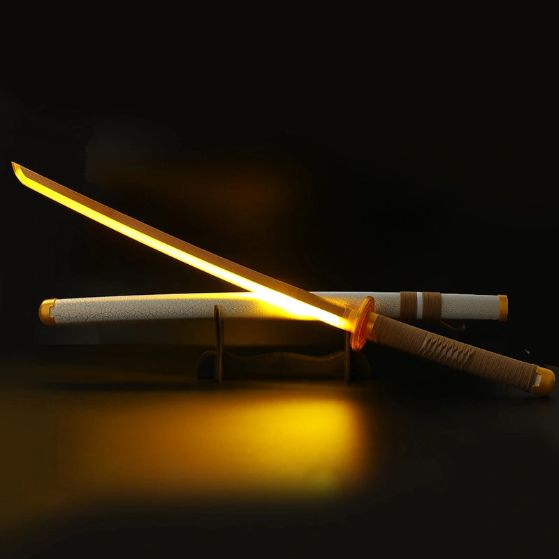 Zenitsu Agatsuma Nichirin Sword – 104 cm LED Katana | Demon Slayer Thunder Breathing