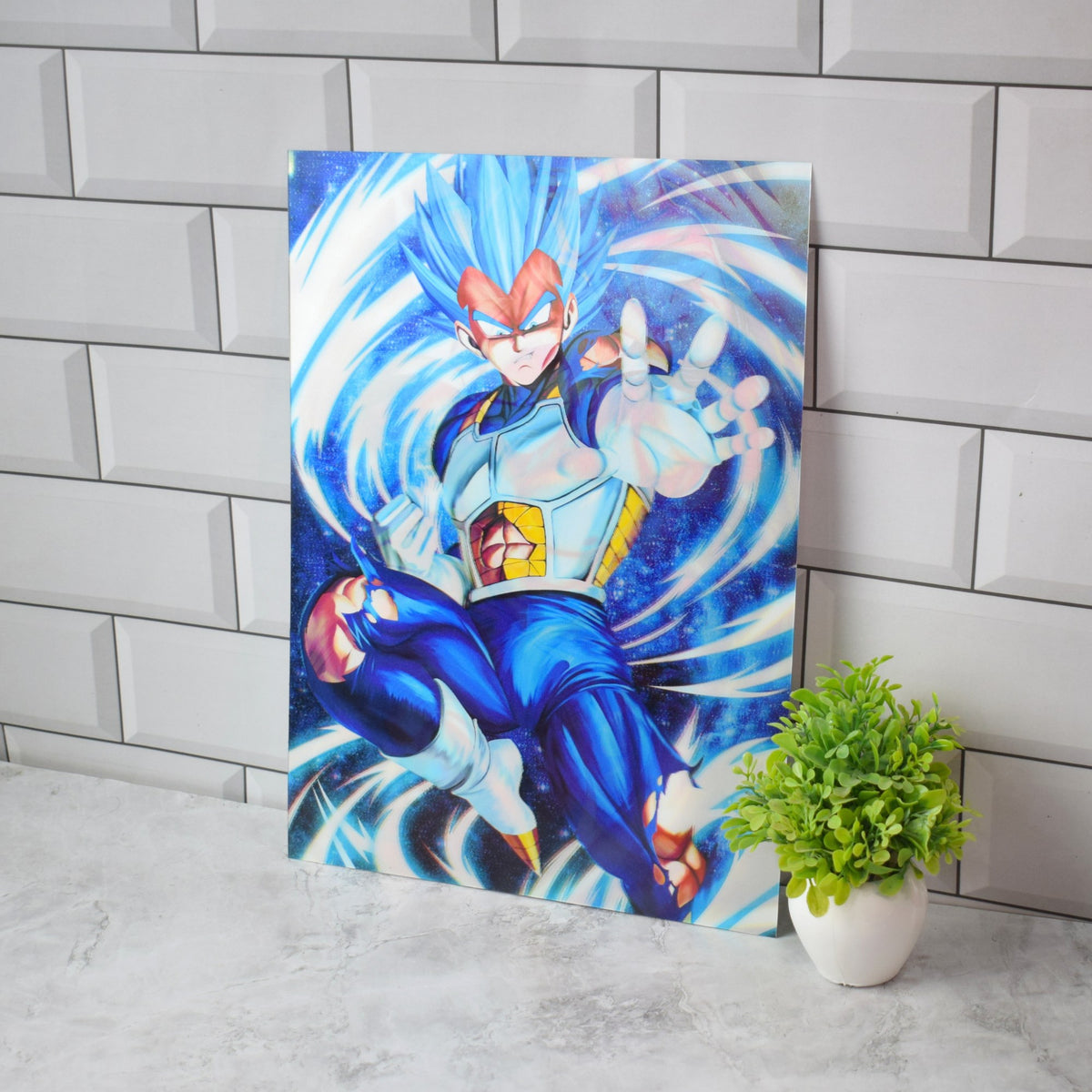 Dragon Ball Goku & Vegeta Power 3D Lenticular A3 Poster – Vegeta
