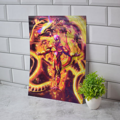 Dragon Ball Vegeta, Goku & Frieza Shenron 3D Lenticular A3 Poster – design 3