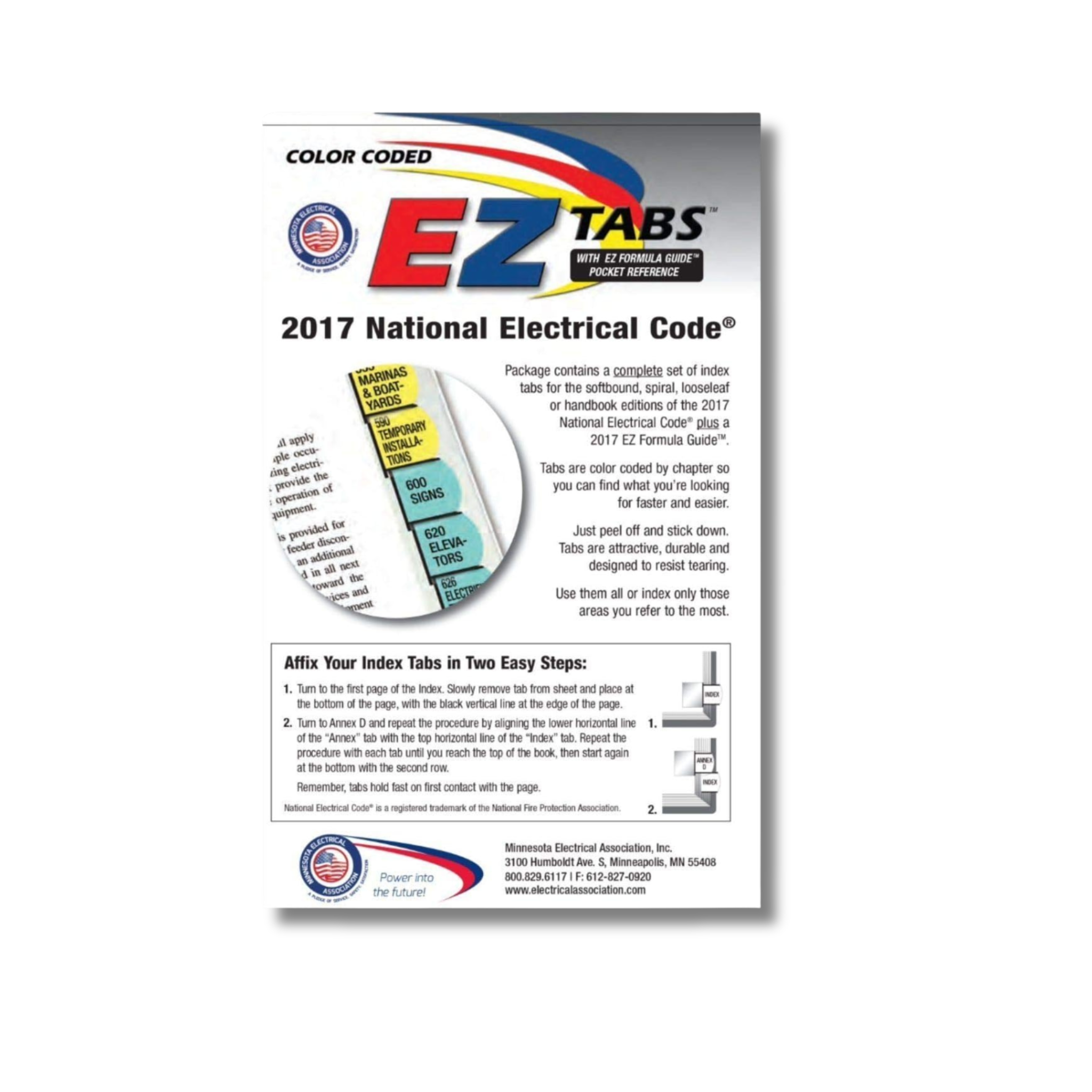 Ez Coding EZ Tabs for 2017 NEC Code Books - Gyaanstore