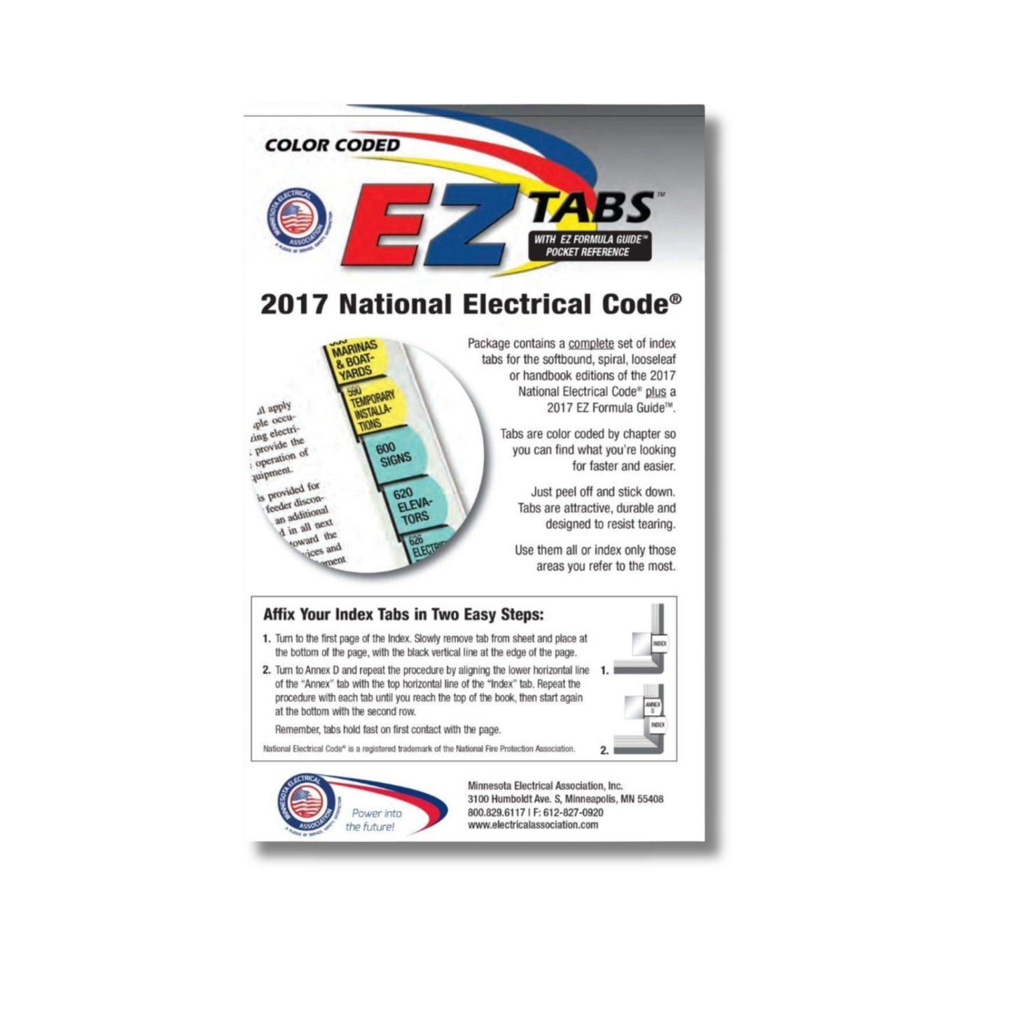 EZ Tabs for 2017 NEC Code Books