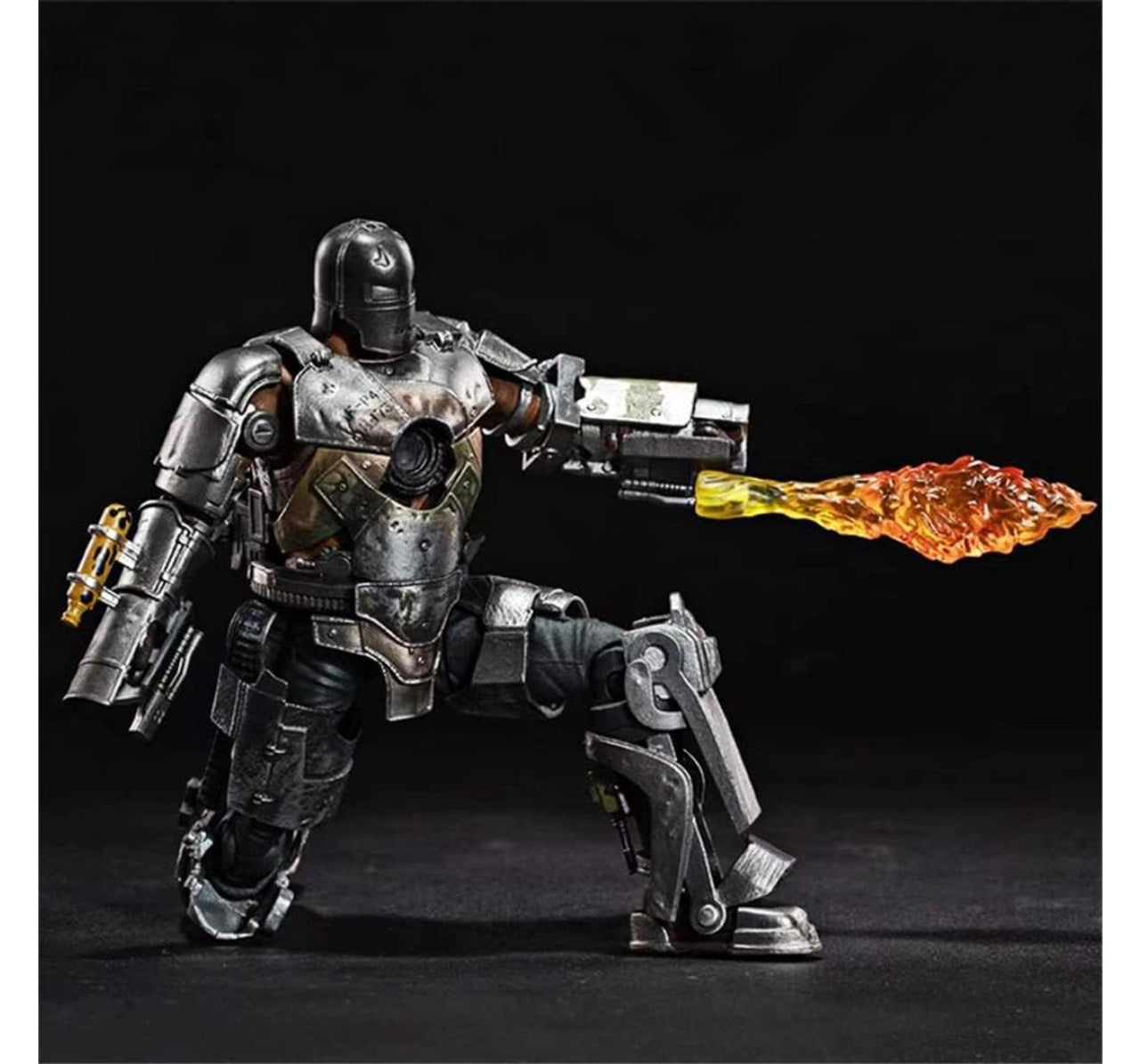 Iron Man Mark I ZD Toys Action Figure – 1/10 Scale Marvel Collectible (Iron Man)