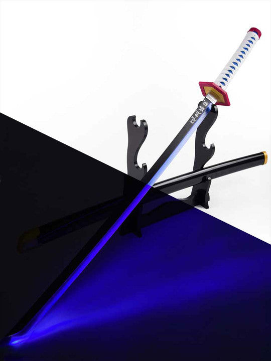 Giyu Tomioka Nichirin Sword – 104 cm LED Katana | Demon Slayer Cosplay