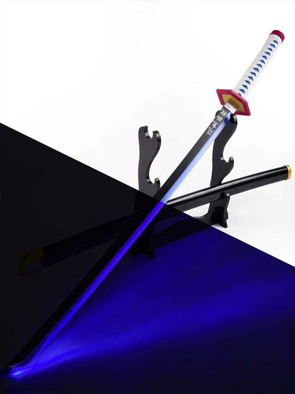 Giyu Tomioka Nichirin Sword – 104 cm LED Katana | Demon Slayer Cosplay