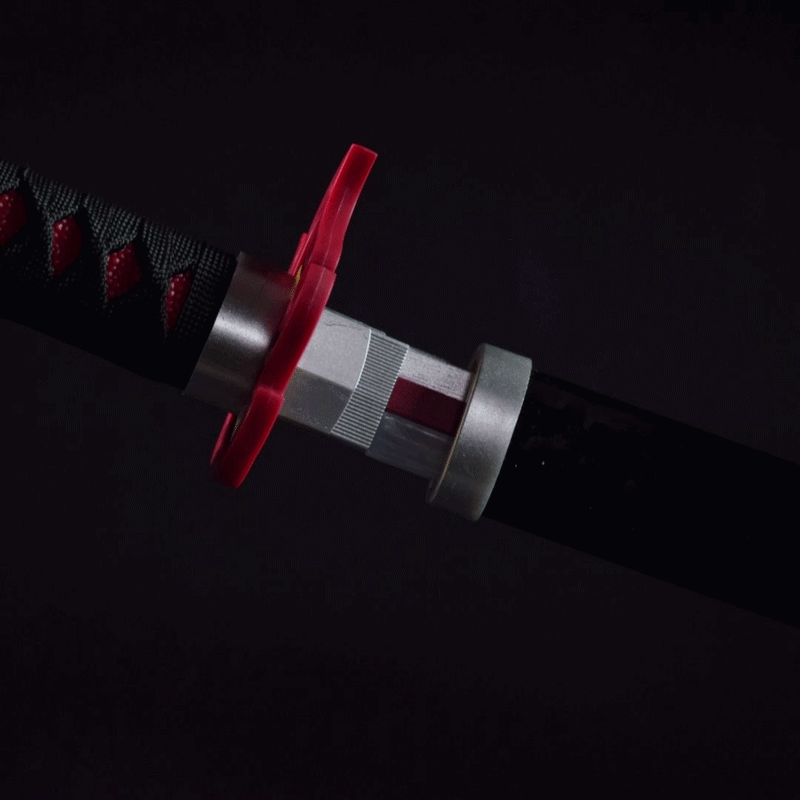 Tanjiro Kamado Smoke Katana Sword – Demon Slayer 103cm Multi-Color LED Glowing Blade V2