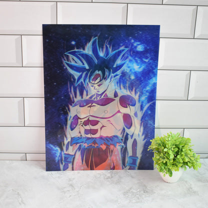 Goku Ultra Instinct & Super Saiyan Blue 3D Lenticular A3 Poster – Goku Ultra Instinct
