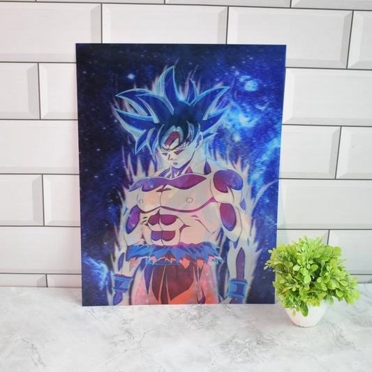 Goku Ultra Instinct & Super Saiyan Blue 3D Lenticular A3 Poster – Goku Ultra Instinct