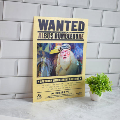 Harry Potter Wanted (Snape, Dumbledore & Sirius) 3D Lenticular A3 Poster – Dumbledore