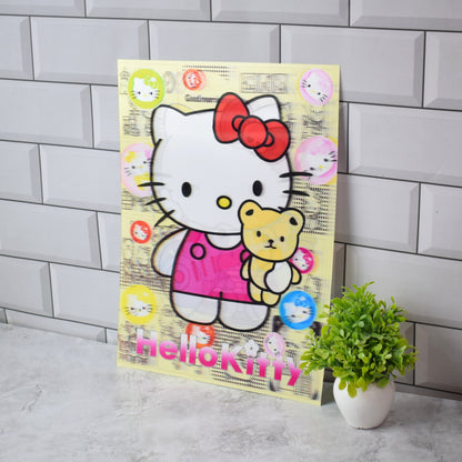 Hello Kitty Cute Friends 3D Lenticular A3 Poster – design 3