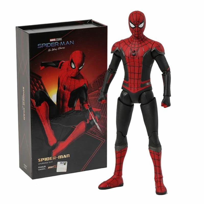 Spider-Man Upgraded Suit ZD Toys Action Figure – 1/10 Scale Marvel Collectible (No Way Home)