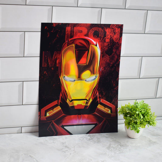 Iron Man Tony Stark Dual Identity 3D Lenticular A3 Poster – Iron Man