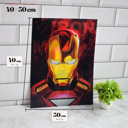 Iron Man Tony Stark Dual Identity 3D Lenticular A3 Poster – size guide 40 x 30 cm