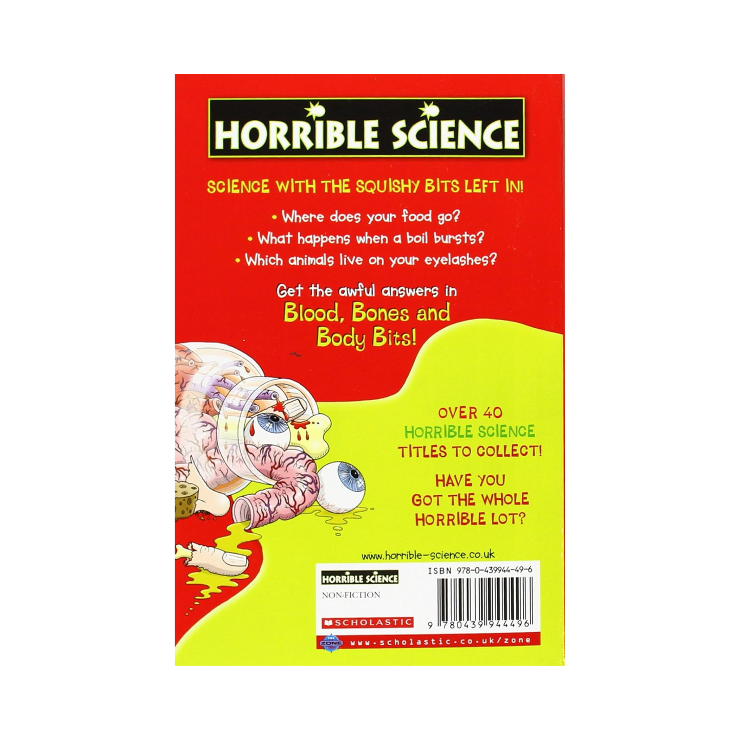 Blood, Bones and Body Bits (Horrible Science)