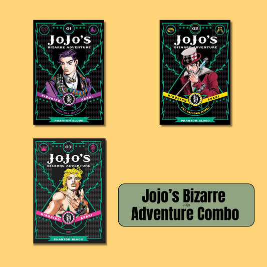 [Combo] JoJo’s Bizarre Adventure: Part 1 Phantom Blood 3 Books By Hirohiko Araki (Paperback)
