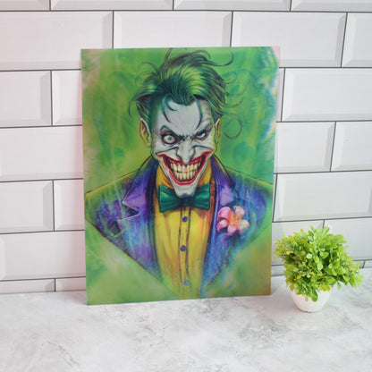Joker, Harley Quinn & Batman Face 3D Lenticular A3 Poster – Joker