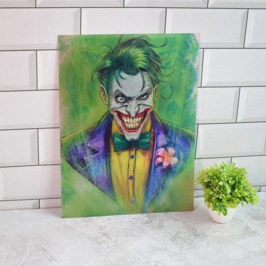 Joker, Harley Quinn & Batman Face 3D Lenticular A3 Poster – Joker
