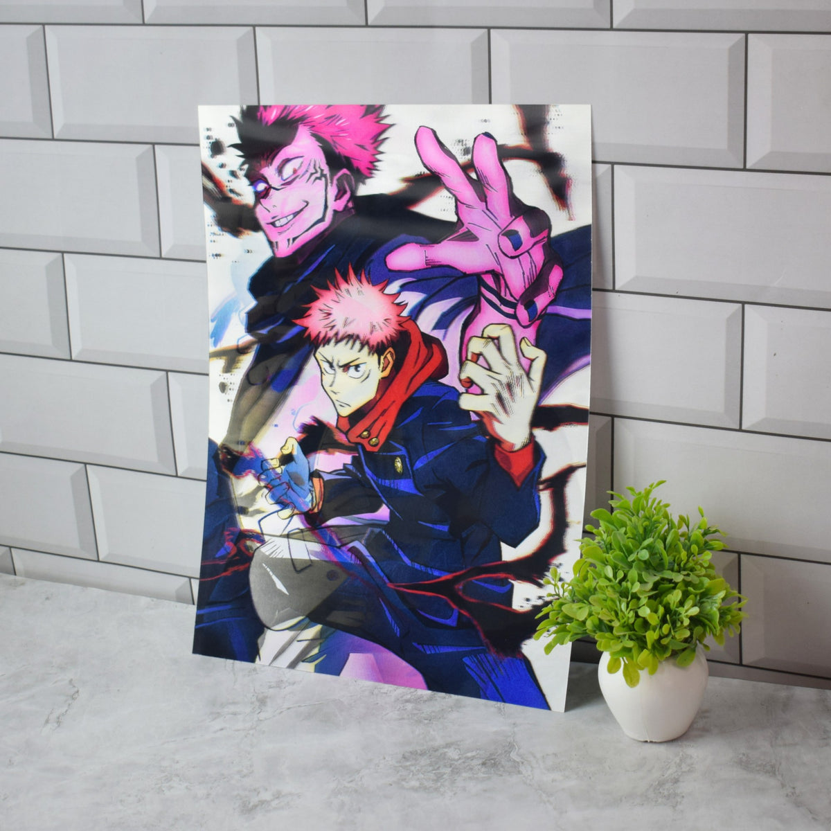 Jujutsu Kaisen Gojo, Megumi & Yuji Team 3D Lenticular A3 Poster – design 3