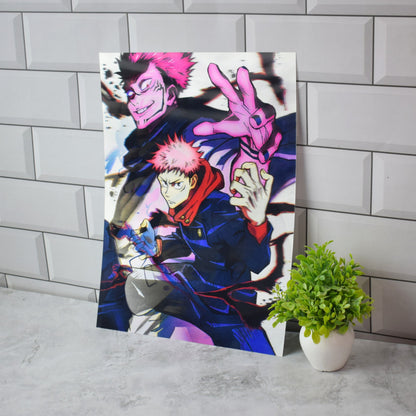 Jujutsu Kaisen Gojo, Megumi & Yuji Team 3D Lenticular A3 Poster – design 3