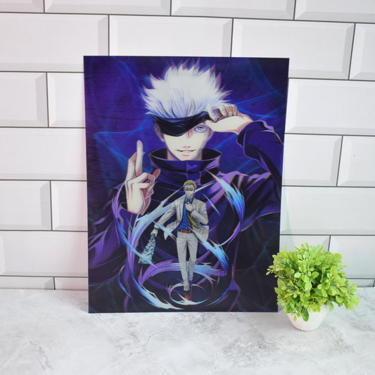 Jujutsu Kaisen Gojo Satoru 3D Lenticular A3 Poster – design 1