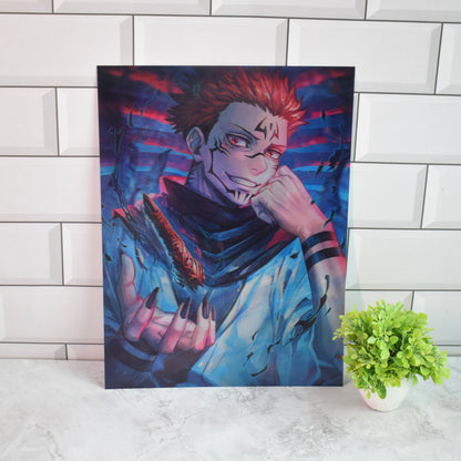 Jujutsu Kaisen Sukuna, Gojo & Yuji 3D Lenticular A3 Poster – Sukuna