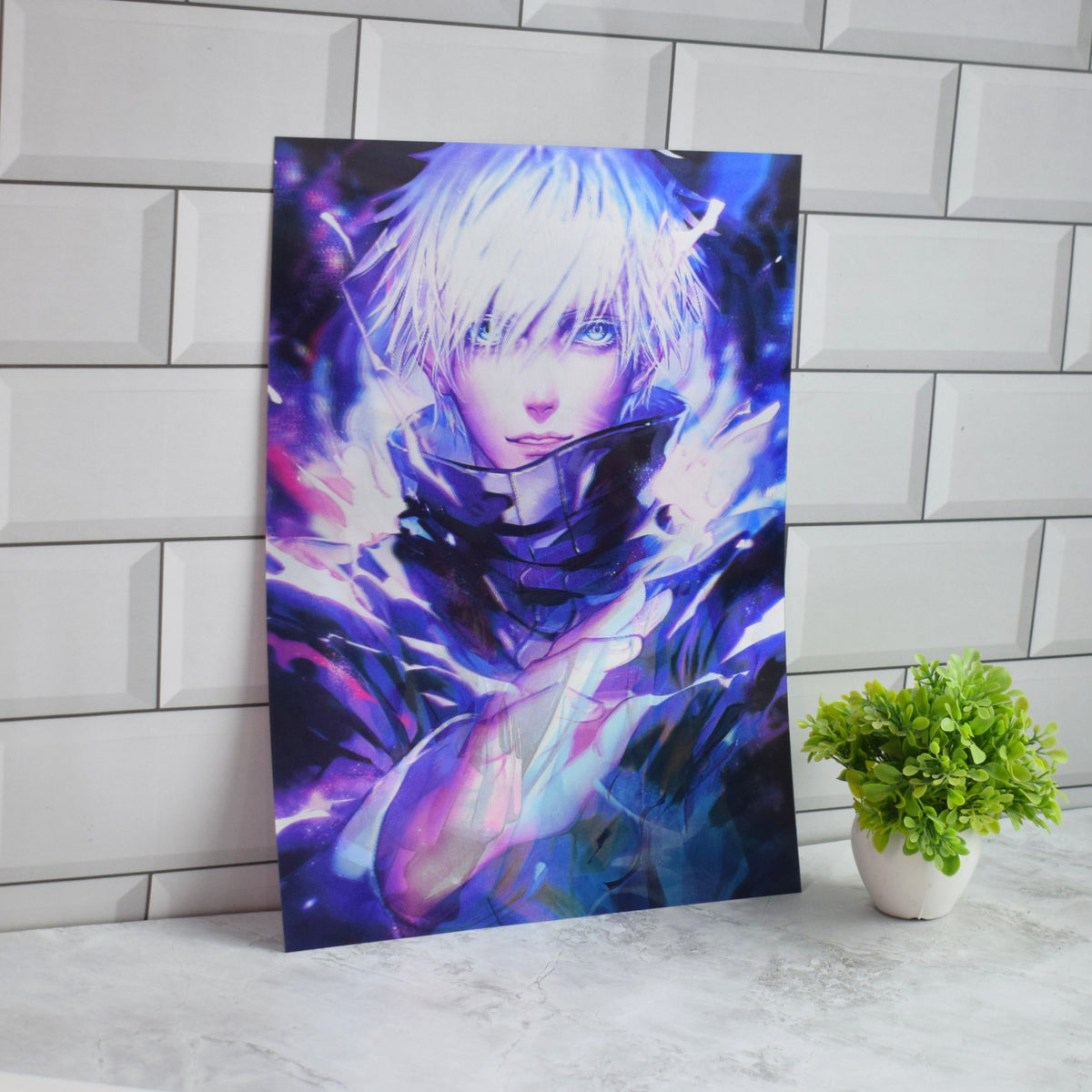 Jujutsu Kaisen Sukuna, Gojo & Yuji 3D Lenticular A3 Poster – Gojo