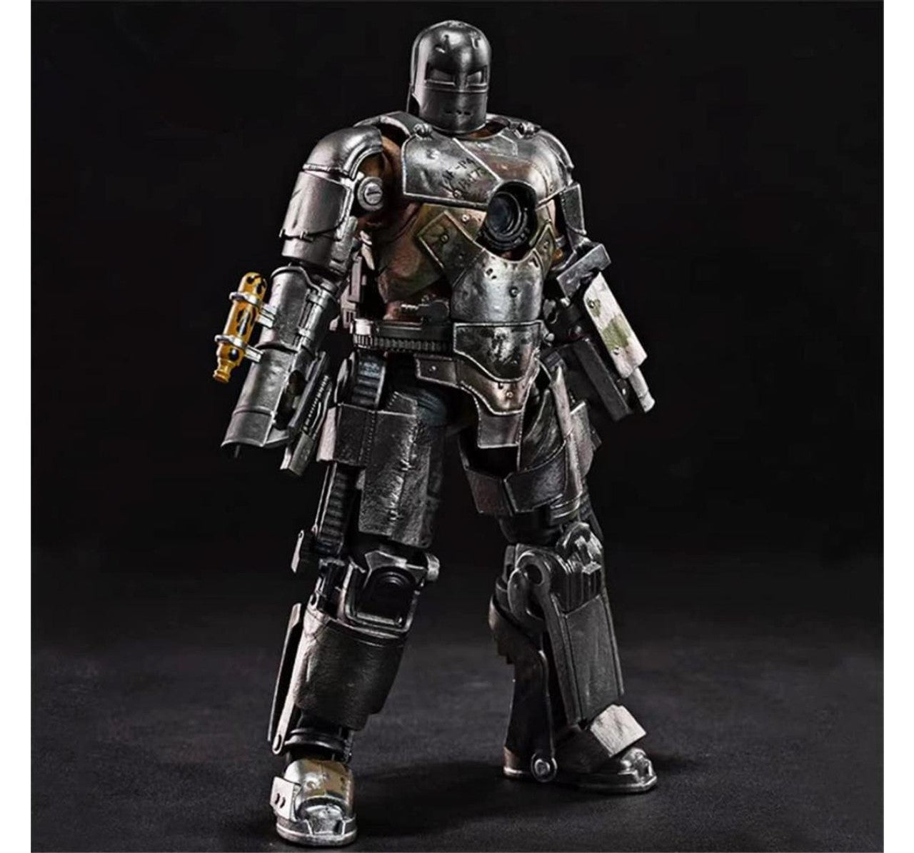 Iron Man Mark I ZD Toys Action Figure – 1/10 Scale Marvel Collectible (Iron Man)