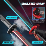 Katana Sparkling Sword Lightsaber Sword - LED Light Blade with Real Sparks & Smoke Effect anime cosplay katana - image 4