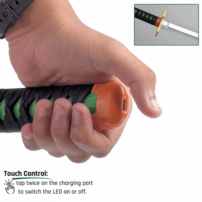 Muichiro Tokito Nichirin Sword – 104 cm LED Katana | Demon Slayer Mist Hashira