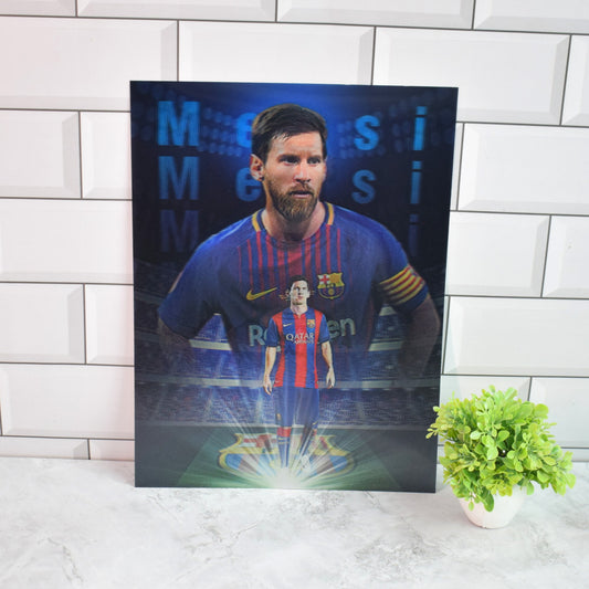 Lionel Messi Barcelona, PSG & Argentina 3D Lenticular A3 Poster – design 1