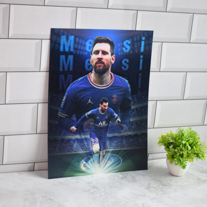 Lionel Messi Barcelona, PSG & Argentina 3D Lenticular A3 Poster – design 2