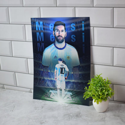 Lionel Messi Barcelona, PSG & Argentina 3D Lenticular A3 Poster – design 3