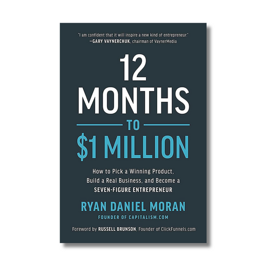 (Hardcover) 12 Months to $1 Million By Ryan Daniel Moran