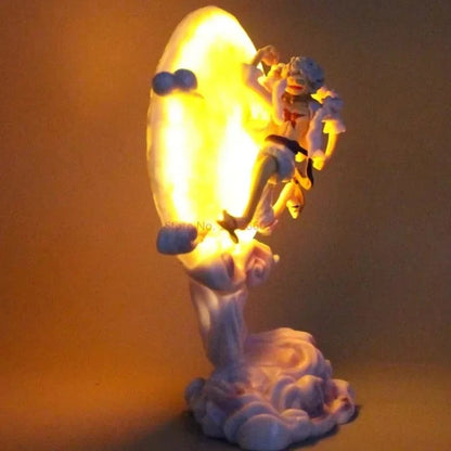 Luffy Gear 5 with Moon Lamp 35cm (USB Plugin)