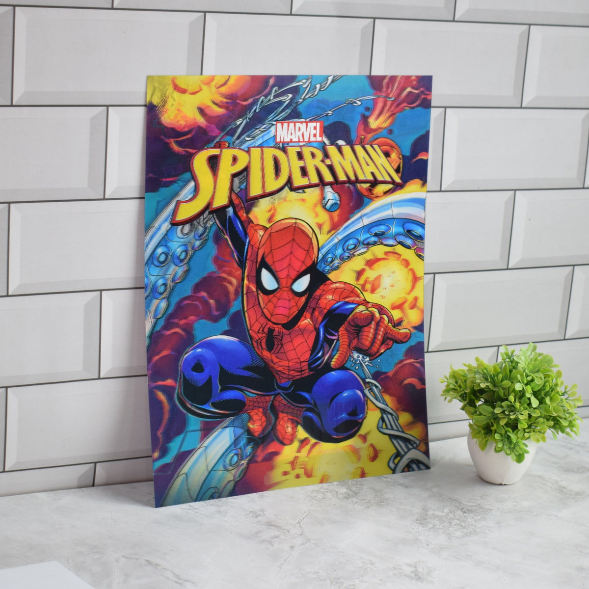 Marvel Heroes & Spider-Man Comic 3D Lenticular A3 Poster – design 2