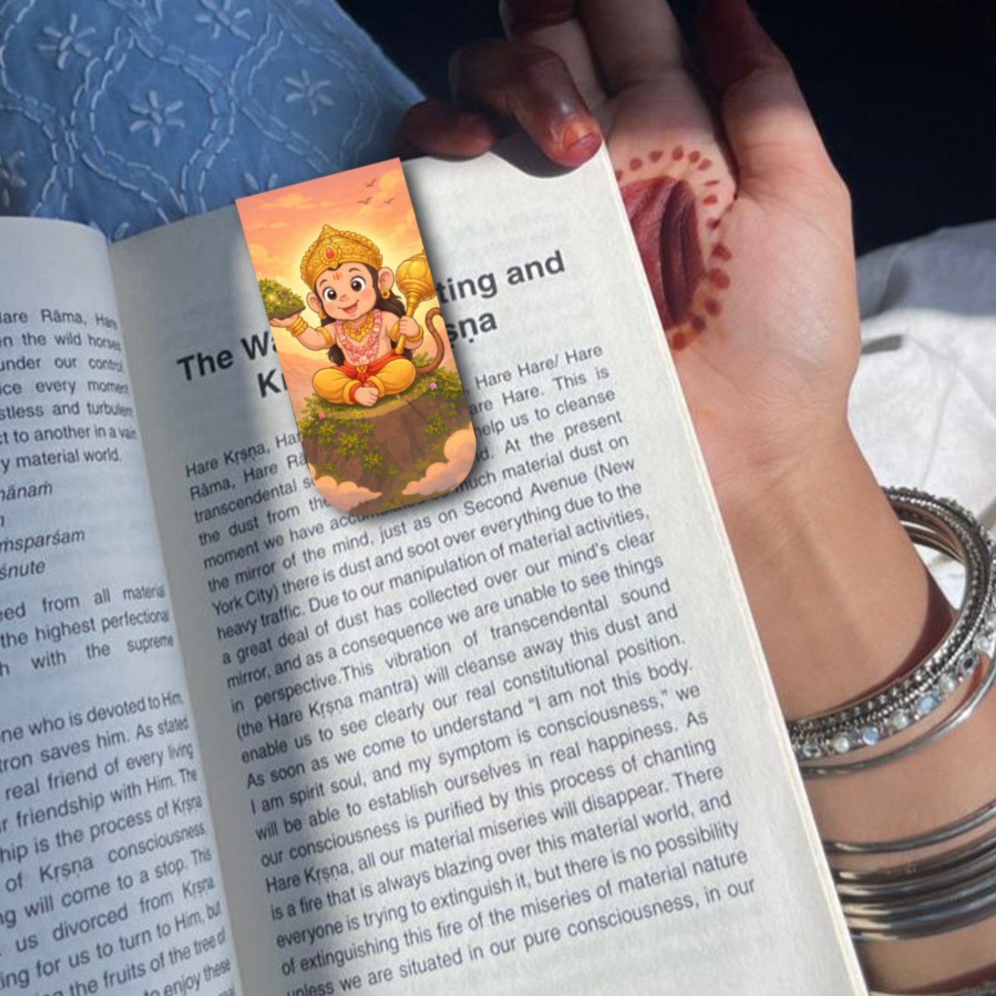 Divine Sanatani Gods Magnetic Bookmark Set – Cute Hindu Deities | Set of 6