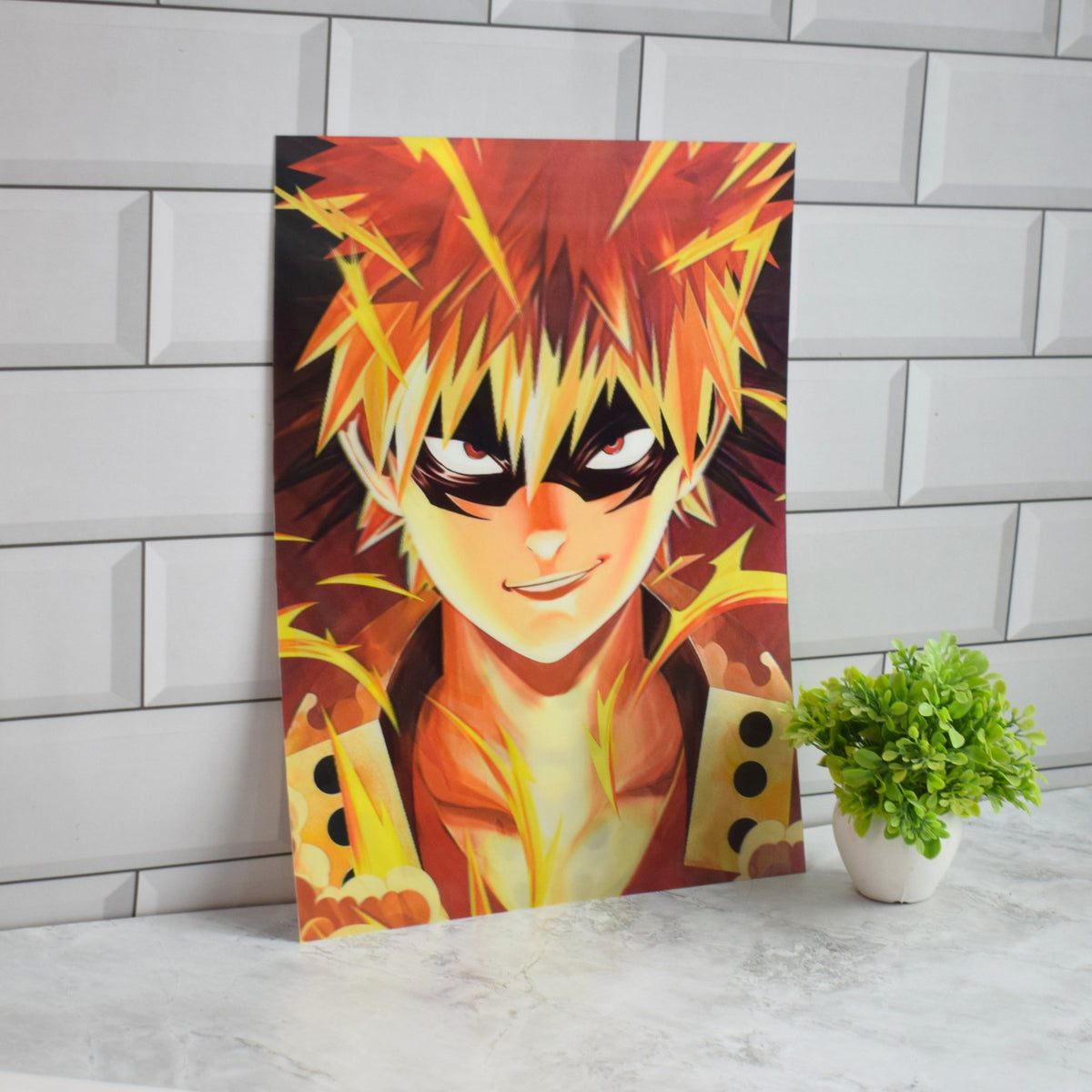 My Hero Academia Todoroki, Bakugo & Deku 3D Lenticular A3 Poster – Bakugo
