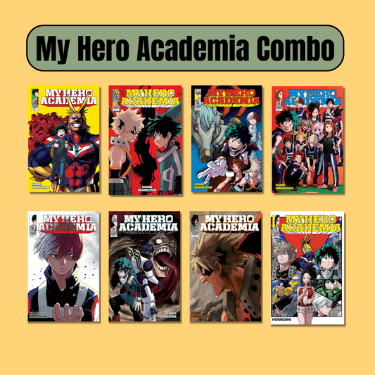 My Hero Academia Combo: 8 Books By Hirofumi Neda (Paperback)