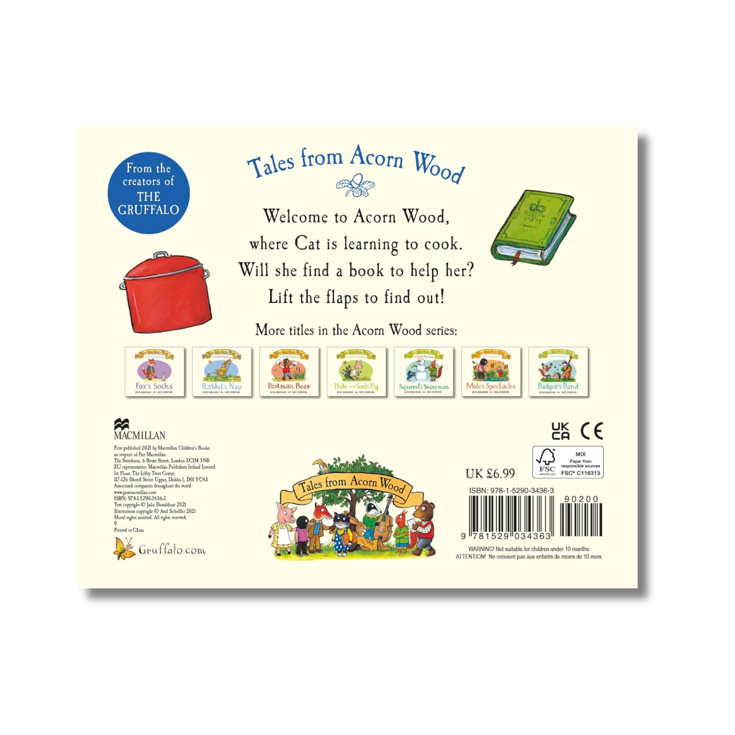 Cat's Cookbook: A Lift-the-flap Story (Tales From Acorn Wood)