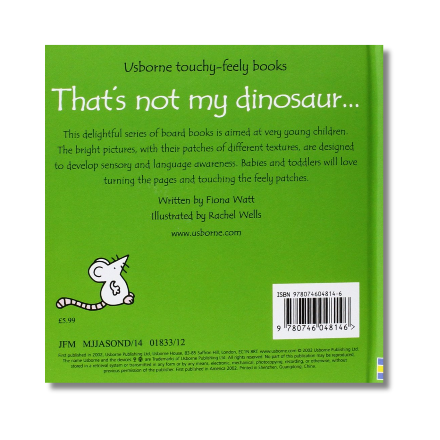 That's Not My Dinosaur (Usborne Touchy-Feely Books) used book - image 2